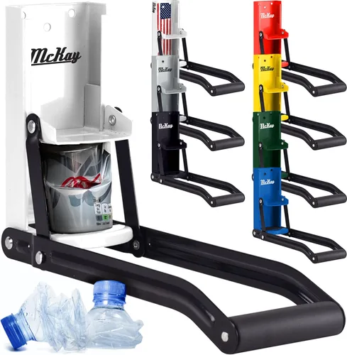 Vista 18 de [Usado] Mckay Trituradora de latas de metal de 16 oz. y 12 oz. Automática para reciclaje, trituradora de latas de aluminio de servicio pesado