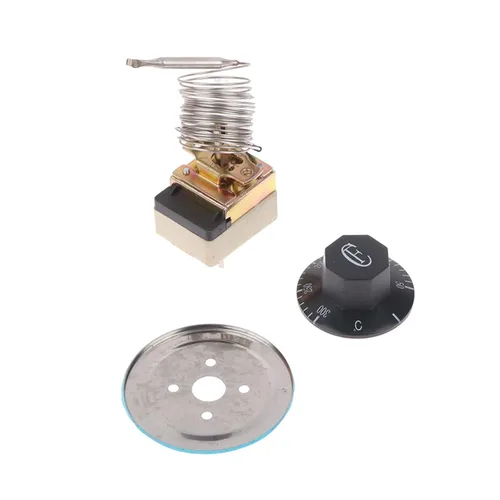 Vista 8 de Interruptor de ajuste de perilla de 30-110 de 50 a 300 grados, controlador de temperatura, interruptor de termostato capilar, calentador de agua