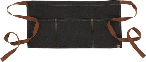Vista 6 de Delantal con pechera Memphis Chef Works, color negro (AB035-BLK-0)