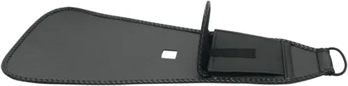 Vista 4 de Mustang Asientos de motocicleta Babero liso con bolsa