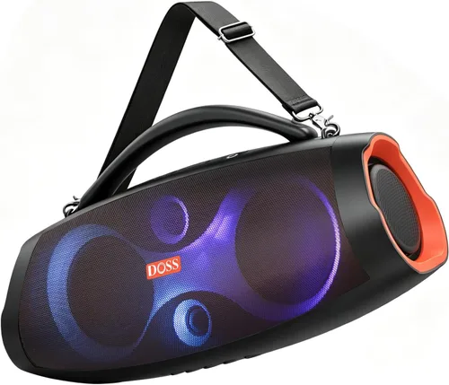 Vista 12 de DOSS Extreme Boom Pro D200 - Altavoz Bluetooth portátil, color negro