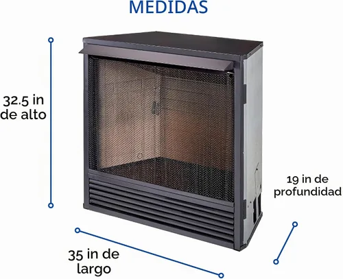 Vista 6 de ProCom Inserto universal de cámara de combustión sin ventilación de 32 pulgadas - Diseño de espacio cero - Modelo # PC32VFC