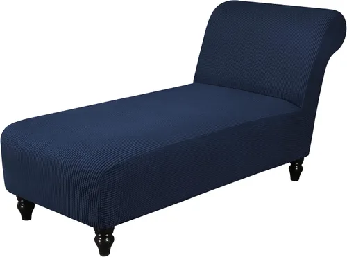 Vista 15 de Funda elástica para tumbona, funda para silla sin brazos para sala de estar y dormitorio, tela jacquard suave, lavable a máquina para protector