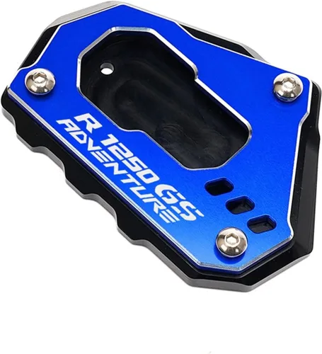 Vista 16 de Almohadilla de extensión para soporte lateral de motocicleta, placa para BMW R1200GS R1250GS R 1200 1250 GS ADV 2021 (color : R1250GSADV rojo)