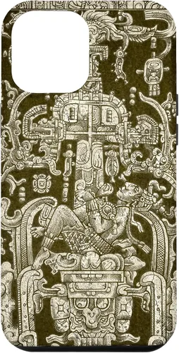 Vista 25 de Funda para iPhone 13 Pro Max King Pakal, viajero en el tiempo maya