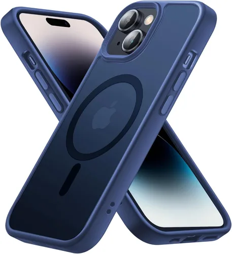 Vista 83 de Funda magnética diseñada para iPhone 11, [probada contra caídas de grado militar] [compatible con MagSafe] Funda protectora delgada translúcida mate