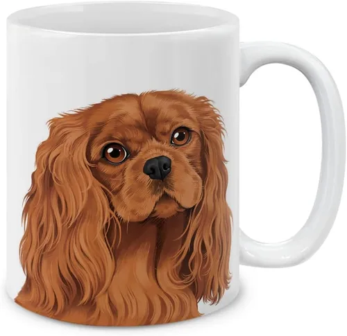Vista 15 de MUGBREW Taza de cerámica con diseño de bichon frisé, taza para café o té, 325 ml