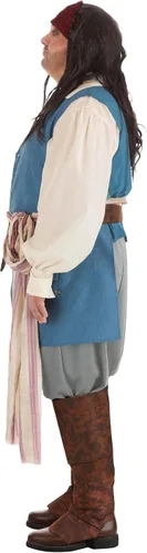 Vista 9 de Disfraz de Capitán Jack Sparrow para adultos, talla grande