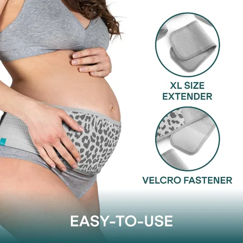 Vista 3 de Koala Babycare Bandas para el vientre para mujeres embarazadas, talla única, banda para el vientre para embarazo, dolor pélvico, soporte de cintura