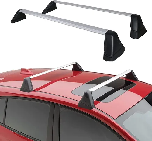 Vista 8 de Barras transversales para portaequipajes de techo Subaru Impreza 2017-2023, color plateado Load-Bearing 165LBS, 2Pcs Roof Luggage Carrier