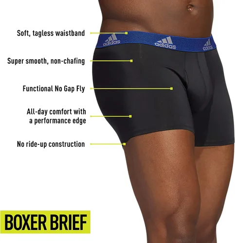 Vista 2 de adidas Performance Trunk Ropa interior para hombre (paquete de 3)