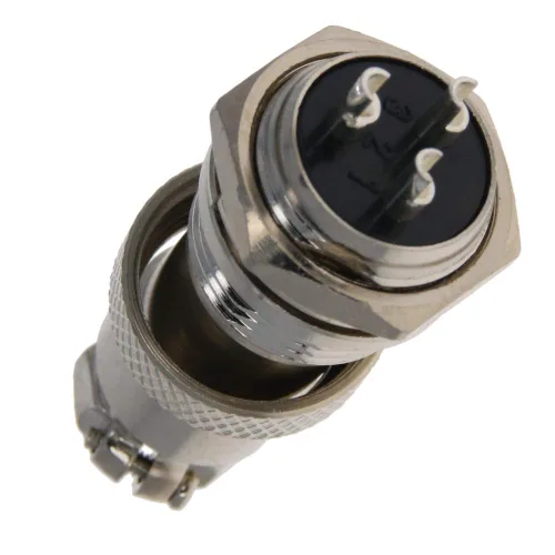 Vista 19 de Heyiarbeit Plata GX16 7A 2P Conector de Aviación Hembra Panel de Alambre Accesorios de chasis de alimentación Conector de metal Aviación 1 unids