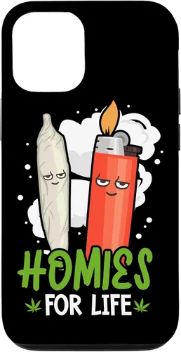 Vista 28 de Homies for Life Marijuana Weed Cannabis 420 - Carcasa para iPhone 17