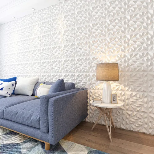 Vista 6 de Art3dwallpanels - Paneles de pared 3D, color blanco, paquete de 33