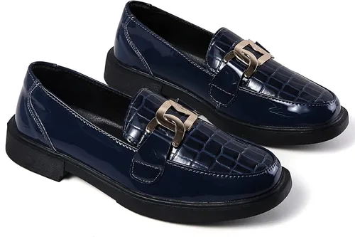 Vista 4 de VOCNTVY Mocasines para mujer, cómodos zapatos de trabajo para negocios