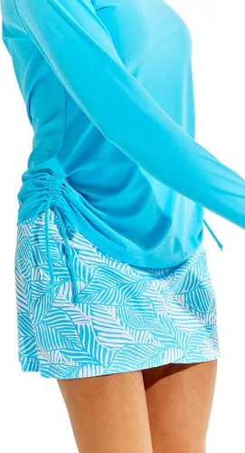 Vista 2 de Coolibar UPF 50+ Baikal - Camiseta de natación para mujer, protección solar