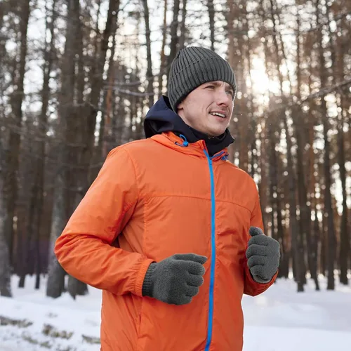 Vista 6 de OZERO Gorro de Punto de Invierno, Gorro Térmico Grueso de Forro Polar para Hombres y Mujeres