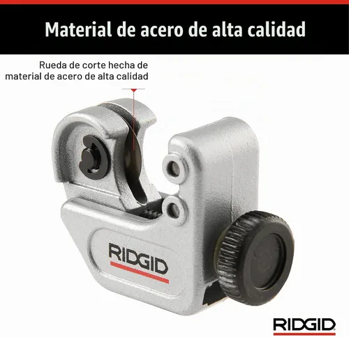 Vista 17 de Cortador de tubería RIDGID modelo 103 1/8 pulg x 5/8 pulg.