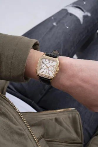 Vista 7 de GUESS 36mm Multifunction Stainless Steel Watch with Crystals