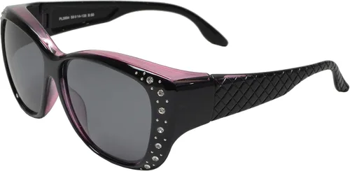 Vista 6 de PZ - Gafas de sol polarizadas para mujer para cubrir sobre gafas graduadas con protección UV