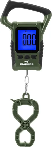 Vista 10 de KastKing Báscula de pescado, báscula digital flotante impermeable WideView, pantalla LCD grande de 2.5 pulgadas, capacidad de 110 libras, multimodo