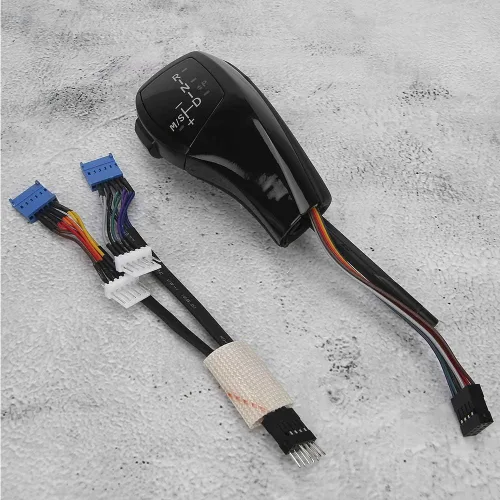 Vista 6 de Akozon Pomo de palanca de cambios F30 LHD LED automático Kit de cambio de cambio de cabeza para E81 E84 E89 E90 E91 E92 E93 (negro azabache)
