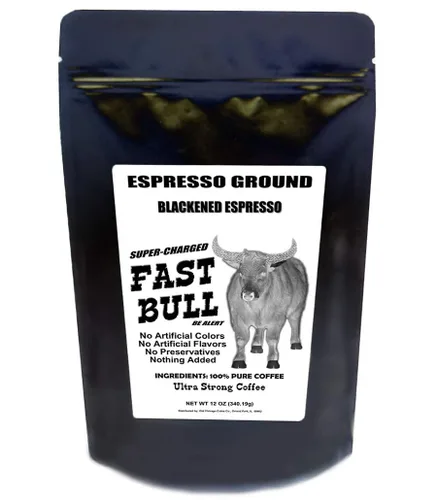 Vista 2 de Fast Bull Café molido - El café más fuerte (molido automático por goteo)