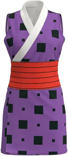Vista 3 de Uzui Tengen - Disfraz de mujer Suma Cosplay Hinatsuri Makio conjunto completo con peluca de Halloween