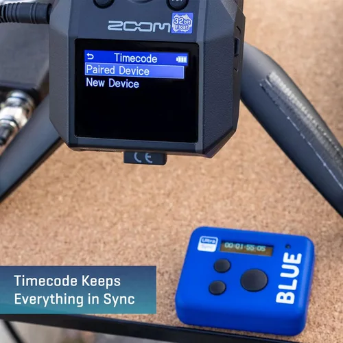 Vista 4 de Zoom Adaptador Bluetooth BTA-1, para control inalámbrico y sincronización de código de tiempo para grabadoras portátiles H4e, H6e, H5studio