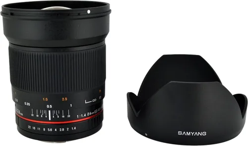 Vista 2 de Samyang SY24M-C 0.945 in f/1.4 Lente Gran Angular para Canon, Negro