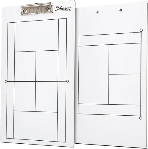 Vista 7 de Murray Sporting Goods sujetapapeles para entrenadores de borrado en seco Pizarra blanca de doble cara