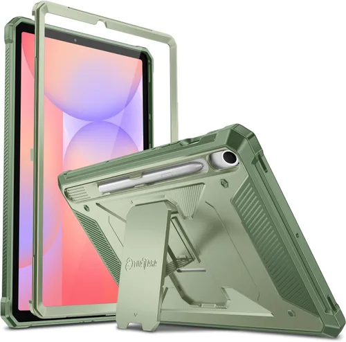 Vista 10 de Fintie Estuche a prueba de golpes para Samsung Galaxy Tab S10 Lite/ S10 FE/ S9 FE 5G 10.9 Pulgadas/Tab S9 11 Pulgadas, Tuatara Protector de pantalla