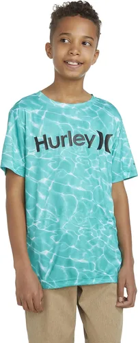 Vista 8 de Hurley Boys' UPF 50+ Rash Guard Swim Shirt
