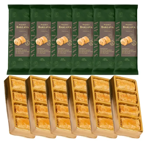 Vista 18 de Snacklava Cashew Bird's Nest - Paquete de 6 (24 piezas por paquete) - Sin ingredientes artificiales, colores o conservantes - Pasteles hechos a mano