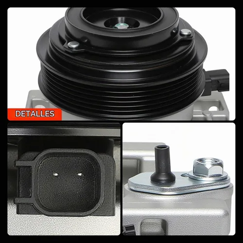 Vista 9 de A-Premium Compresor de aire acondicionado con embrague para Jeep Wrangler 3.6L 2012-2017, Rams 1500, compresor HCC-RS18