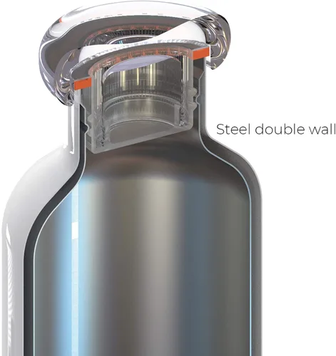 Vista 4 de Guzzini Botellas, nosotros: talla única, azul mate