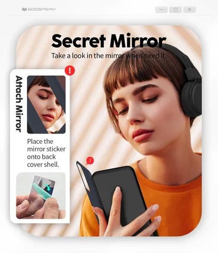 Vista 326 de GOOSPERY Parachoques magnético para puerta compatible con Galaxy S9 Plus, tarjetero tipo billetera con cierre automático por iman, funda protectora