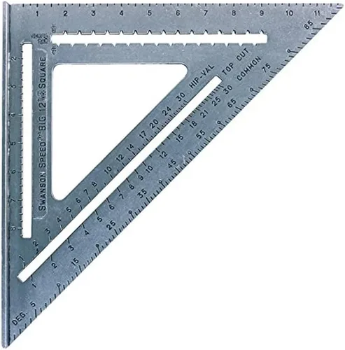 Vista 3 de ESTWING Sure Strike California - Martillo para enmarcar – Garra recta de 25 onzas y SWANSON Tool Co., Inc SW1201K Value Pack 7 pulgadas Speed Square