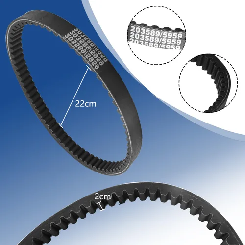 Vista 3 de 6 piezas de correas de transmisión Go Kart para Comet 203589, Manco 5959 y Murray 12-8487 Compatibles con correa convertidora de par - Perfecto