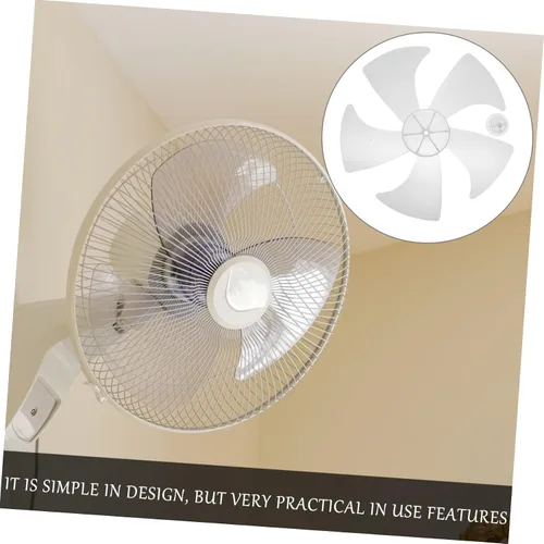Vista 3 de Uonlytech Ventilador de 14 pisos con aspas de ventilador de escritorio, ventilador de casa, mesa blanca, piezas de refrigerador, aspas de ventilador