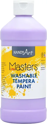 Vista 65 de Handy Art Little Masters - Pintura lavable, 16 onzas, color negro Bright & Mixable, High Opacity, Washable Colors for Classroom, Students, Kids