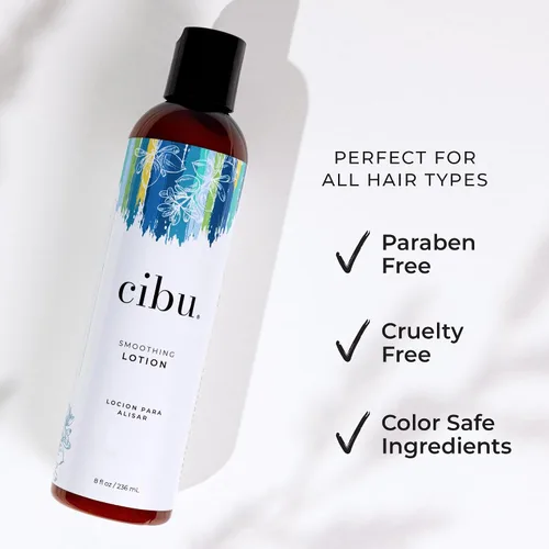 Vista 3 de Cibu Loción suavizante Crema de peinado para alisar el cabello Tratamiento alisador en casa Crema antiencrespamiento Alisador de cabello