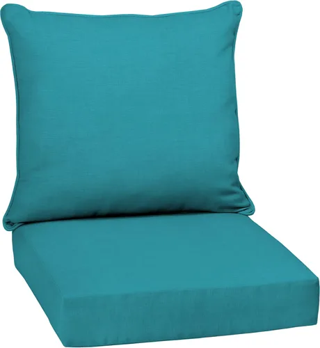 Vista 18 de Arden Outdoor Deep Seat Cushion Set, 24x24, Aqua