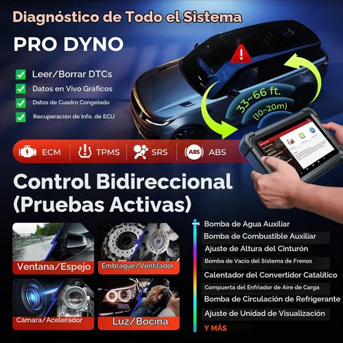 Vista 4 de Launch Escáner bidireccional X431 PRO Dyno, codificación ECU en línea, más de 38 servicios