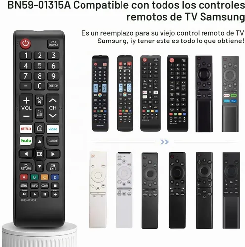 Vista 2 de Universal para Samsung-Smart-TV-Control Remoto Reemplazo 1 Año de Garantía