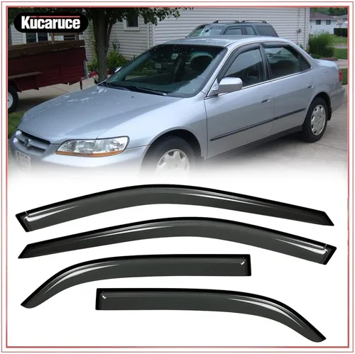 Vista 2 de Viseras de ventana protectores de lluvia para Honda Accord Sedan 94959 1998