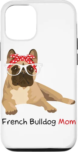 Vista 28 de French Bulldog Mom Bandana Womens Frenchie Case for iPhone 17