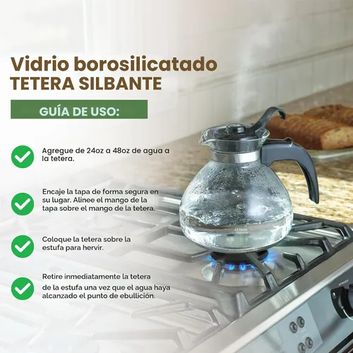 Vista 7 de Cafetera Brew - Tetera de vidrio, 12 tazas