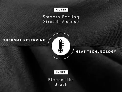 Vista 4 de Ropa interior térmica Long Johns para hombre Parte inferior con forro polar - Paquete de 3