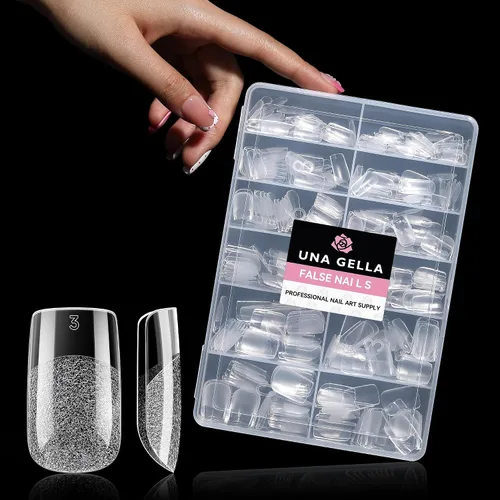 Vista 24 de UNA GELLA Pegamento de uñas de gel 6 en 1 para puntas de uñas transparentes